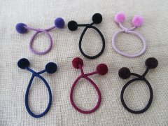 (image for) 1Pc Loose Hair Elastic Hair Band Hair Tie Mixed Color