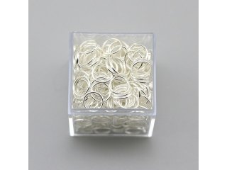 250g (Approx 1250Pcs) Silver Jumprings Jump Ring 12mm