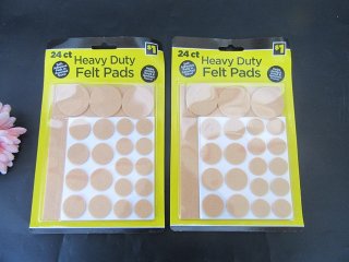 4Pkts x 24Pcs Self Adhesive Felt Pad Furniture Floor Protector P (image for) 4Pkts x 24Pcs Self Adhesive Felt Pad Furniture Floor Protector P