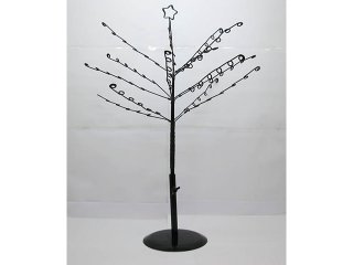 1X Tree Shape Metal Earring Jewelry Display Rack 46x37cm