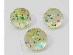 (image for) 98 Funny Rubber Bouncing Balls Star inside 25mm Size