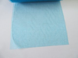 (image for) 4Roll x 23M Organza Tulle Roll Wedding Gift Bow Decoration- Blue