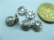 (image for) 200 Tibetan Silver Flat Round Bali Style Spacer Beads
