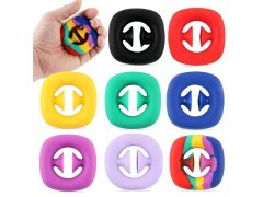 (image for) 12Pcs Hand Grip Squeeze Resistance Bands Fidget Toy Stress