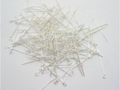 (image for) 250Gram Silver Plated Eye Pins Jewelry Finding 30mm