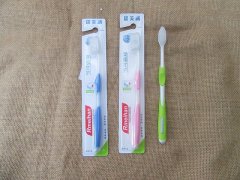 (image for) 40Pcs Clean Toothbrushes Dental Care Brush Adult Size Mixed