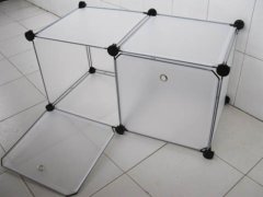 (image for) 1Set Cube Storage Stackable Rack Display Organizer