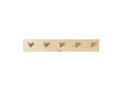 (image for) 5Pc Solid Wooden Coat Hooks Wall Hook Door Bathroom Hallway Hang