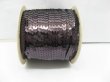 1Roll x 10Yard Brown 6mm Strung Sequin Trim (image for) 1Roll x 10Yard Brown 6mm Strung Sequin Trim