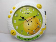 (image for) 1Pc Golf Shaped Wall Clock Room Decoration