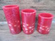 3Pcs Red Flameless LED Candle Set Electronic Candle (image for) 3Pcs Red Flameless LED Candle Set Electronic Candle