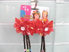 (image for) 1Pc Chic Designer Hair Clips,Rhinestone Floral Clip
