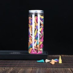 (image for) 200Pcs Natural Incense Cones Mixed Flavor Backflow Insence Floral Lavender Sandalwood Yoga Meditation Tea Room Home Decorations