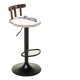 2X Wooden Bar Stool Height Adjustable Kitchen Dining Chair for G