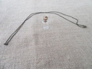 3packs x 8set DIY Necklace With Miniature Bottle Pendant