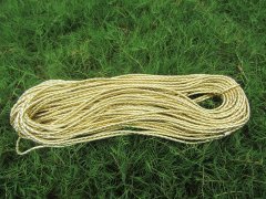 (image for) 43m Golden Round Braided Cord String DIY Craft Jewelry 5mm