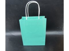 (image for) 4Packets x 8Pcs Plain Paper Shopping Bags Gift Bags 22x17x8cm Mi