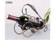 (image for) 1X Copper Color Red Wine Rack Bottle Bracket Holder Party Decor