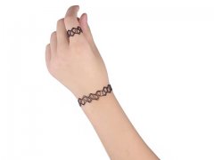 50Pcs Black Sex Adjustable Rings - ONLY Rings NO Bracelets