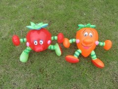12X Inflatable Carrot Tomato Vegetable Doll Blow-up Toy 12X Inflatable Carrot Tomato Vegetable Doll Blow-up Toy
