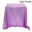 1Pc Sparkly Purple Sequin Table Cloth Cover Backdrop Wedding (image for) 1Pc Sparkly Purple Sequin Table Cloth Cover Backdrop Wedding