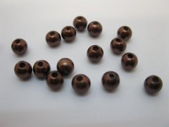 2500 Coffee Round Simulate Pearl Loose Beads 6mm 2500 Coffee Round Simulate Pearl Loose Beads 6mm
