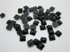 (image for) 15000 Black Flat Back Cubes Rhinestones Wholesale