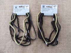 (image for) 1Sheet x 6Pcs Elastic Hair Ties Bands Assorted