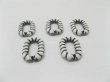 (image for) 310 White Plastic Loop Beads Jewelry finding