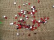 (image for) 3Sheets x 180Pcs Red Flatback Acrylic Gemstones Rhinestones 5mm 