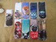 12Pairs Animal Print Low Cut Cotton Ankle Socks Hosiery Assorted