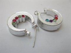 (image for) 5x12Pairs Fashion Earrings with Rhinestone