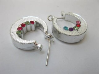 (image for) 5x12Pairs Fashion Earrings with Rhinestone