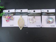 (image for) 4Pkts X 3Pcs Necklace Pendant Charm Assorted Retail Package