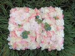 1Pc Artificial Pink Hydrangea Flower Backdrop Wall Panel Wedding 1Pc Artificial Pink Hydrangea Flower Backdrop Wall Panel Wedding