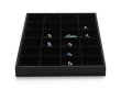 (image for) 1Pc Black 24 Compartment Pendant Beads Necklaces Organizer Jewel