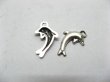 (image for) 100 Dolphin Charm Pendants Jewellery Finding ac-pe241