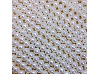 1000 White Round Simulate Pearl Loose Beads 8mm