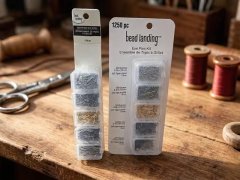 (image for) 1250Pcs Eye Pins Kit 5 Colors Eye Pins for Jewelry Making 19mm Long