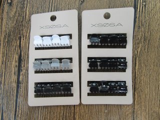 1Sheet x 12pcs Holding Hair Claw Hair Clip Hairpins Barrette