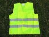2Pc Green Neon Security Safety Vest High Visibility Reflective