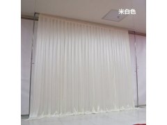 (image for) 1X Ivory Silk Cloth Wedding Party Backdrop Curtain Drapes Background 3x3m