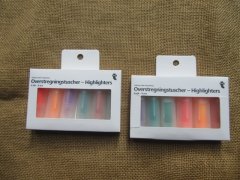 4Packs x 6Pcs Mini Fluorescent Highlighters Markers Mixed 4Packs x 6Pcs Mini Fluorescent Highlighters Markers Mixed
