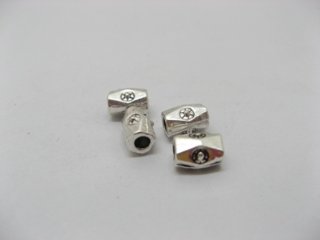 50pcs Metal Ornate Tube Spacer Beads yw-ac-mt8 (image for) 50pcs Metal Ornate Tube Spacer Beads yw-ac-mt8