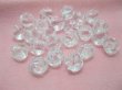 (image for) 1Bag X 350Pcs Clear Rose Flower Shaped Beads 14mm