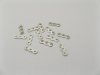 1000 Nickel Spacer Bars 3 Hole 10mm Connector Finding