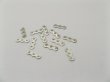 (image for) 1000 Nickel Spacer Bars 3 Hole 10mm Connector Finding