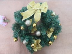 (image for) 1Pc Christmas Theme Wreath Door Window Fireplace Home Decor