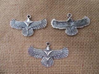 16Pcs Alloy Large Vivid Eagle Beads Charms Pendants
