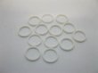 (image for) 500Pcs White Bra Rings Bra Finding Acessories 10mm